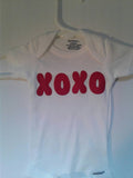 Valentine's XOXO baby bodysuit