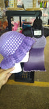 Purple ombre color Mesh dress and matching hat