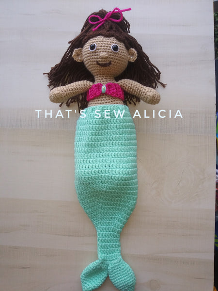 Crochet mermaid doll
