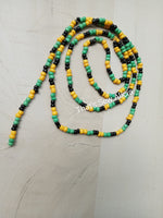 Jamaican Rasta color waist beads