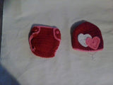 Valentine's diaper set
