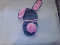 Floppy ear bunny diaper set