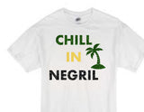 CHILL IN NEGRIL, Jamaica theme 2020 t-shirt