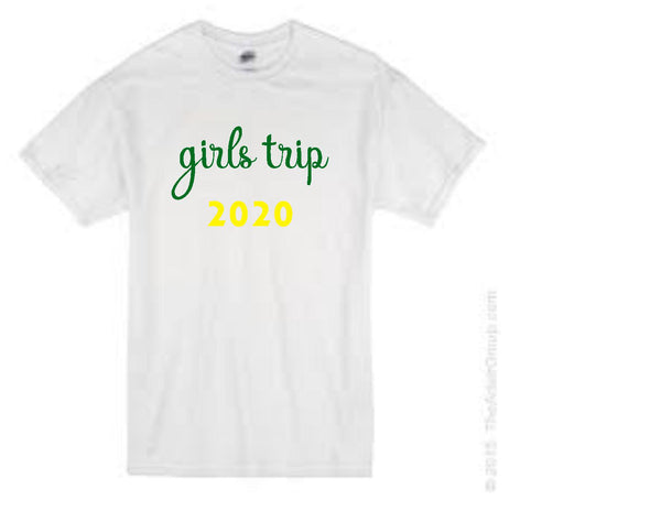 Girls trip Jamaica theme 2020 t-shirt