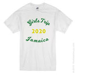 Girls trip Jamaica theme 2020 t-shirt