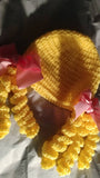 Goldie locks crochet hat