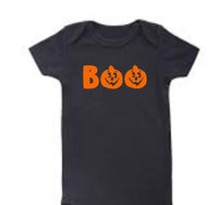 Halloween BOO jack-o-lantern bodysuit