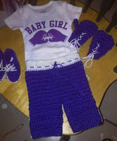 Boxing newborn girl set