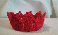 Crown, red, newborn photography prop