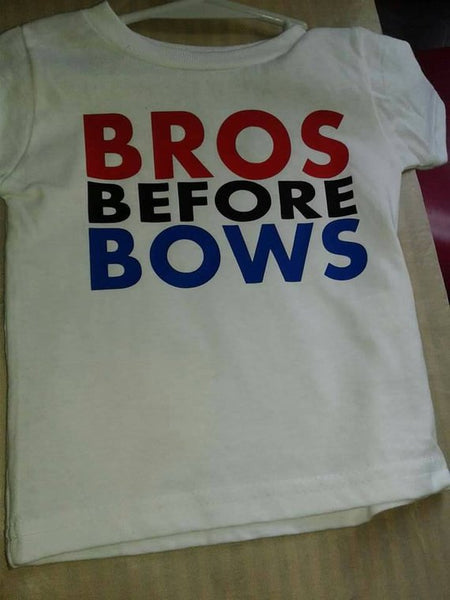 Bros before bows t-shirt