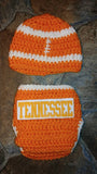 Tennessee football inspired newborn set