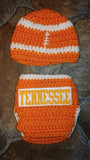 Tennessee football inspired newborn set