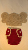 Alabama elephant inspired newborn set