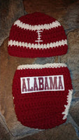 Alabama football inspired newborn set