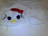 Kitty newborn photography prop, costume, diaper set