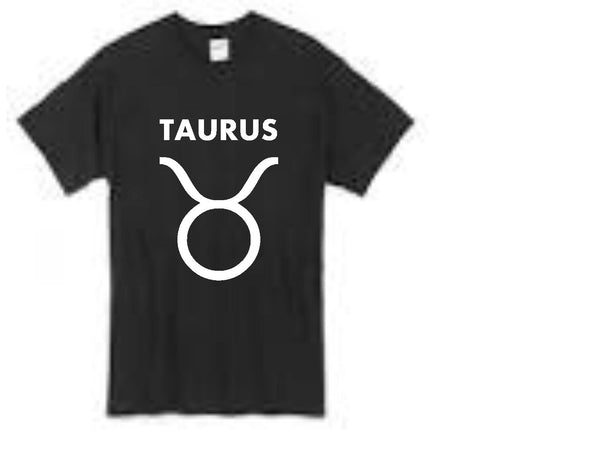 TAURUS symbol birthday t-shirt